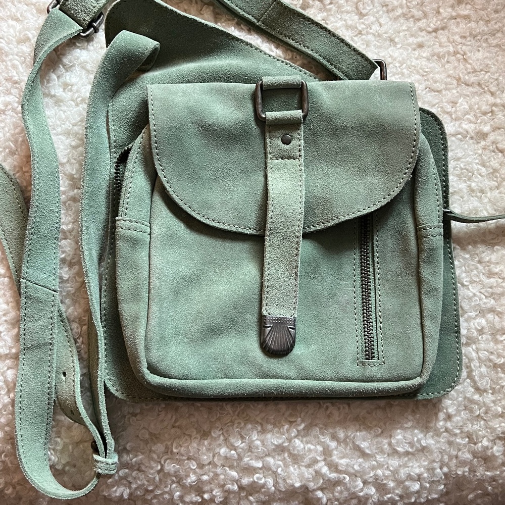 Free People - Gently Used - Cornell Suede Sling Bag with Adjustable Strap
